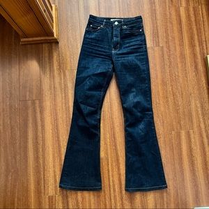 Zara dark wash bootcut jeans
